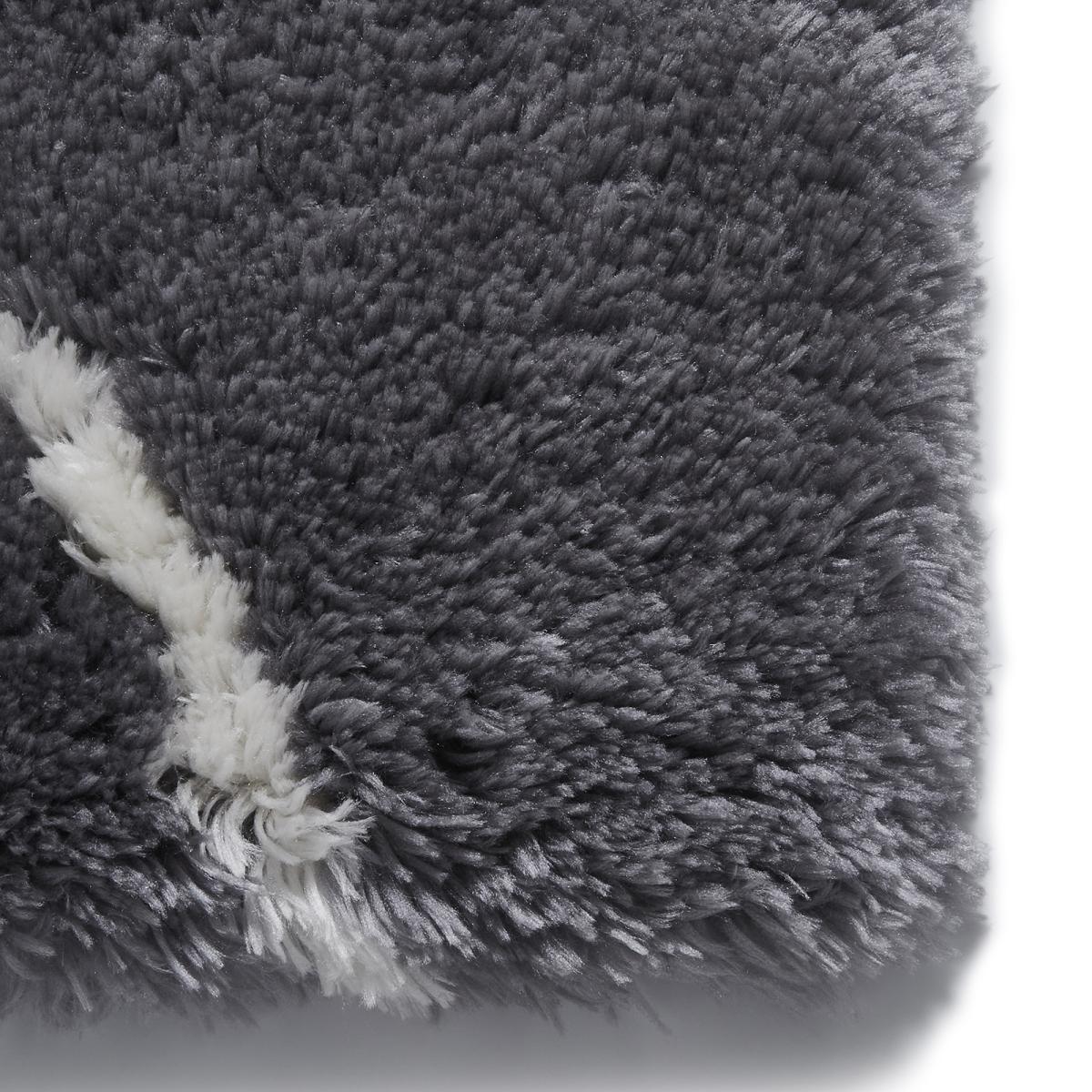 Morocco 3742 Boho Shaggy Rugs in Grey Cream 120x170cm – image 3