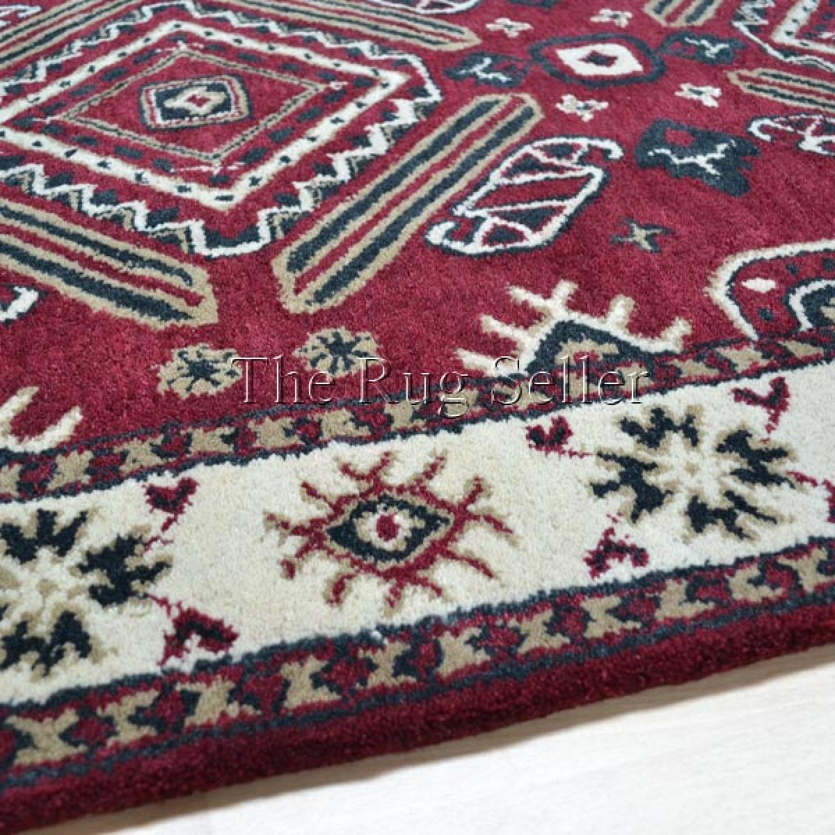 Kazak 1273 Red Traditional Rugs 90x150cm – image 3