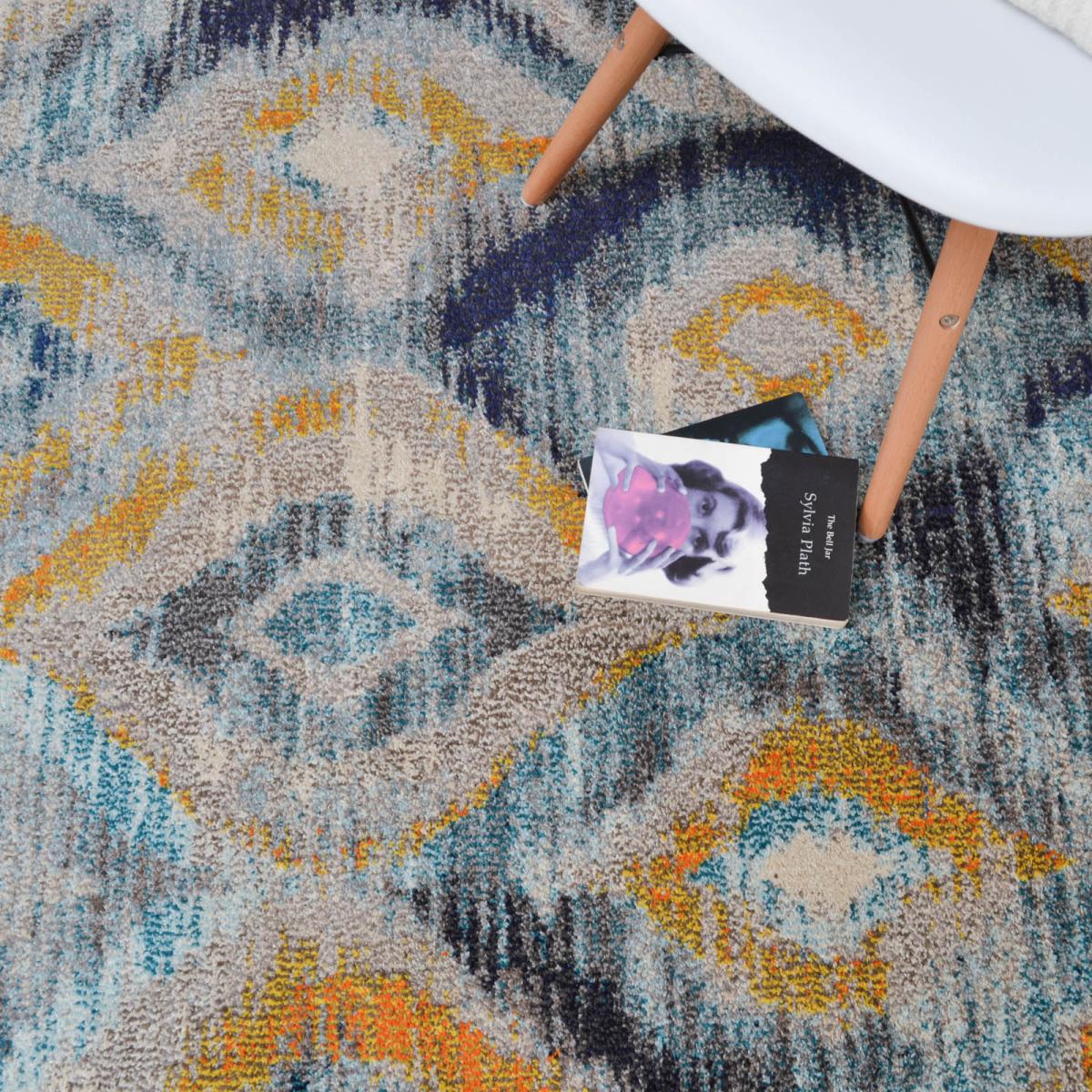 Colores Rugs COL09 in Blue Multi 160x230cm – image 4