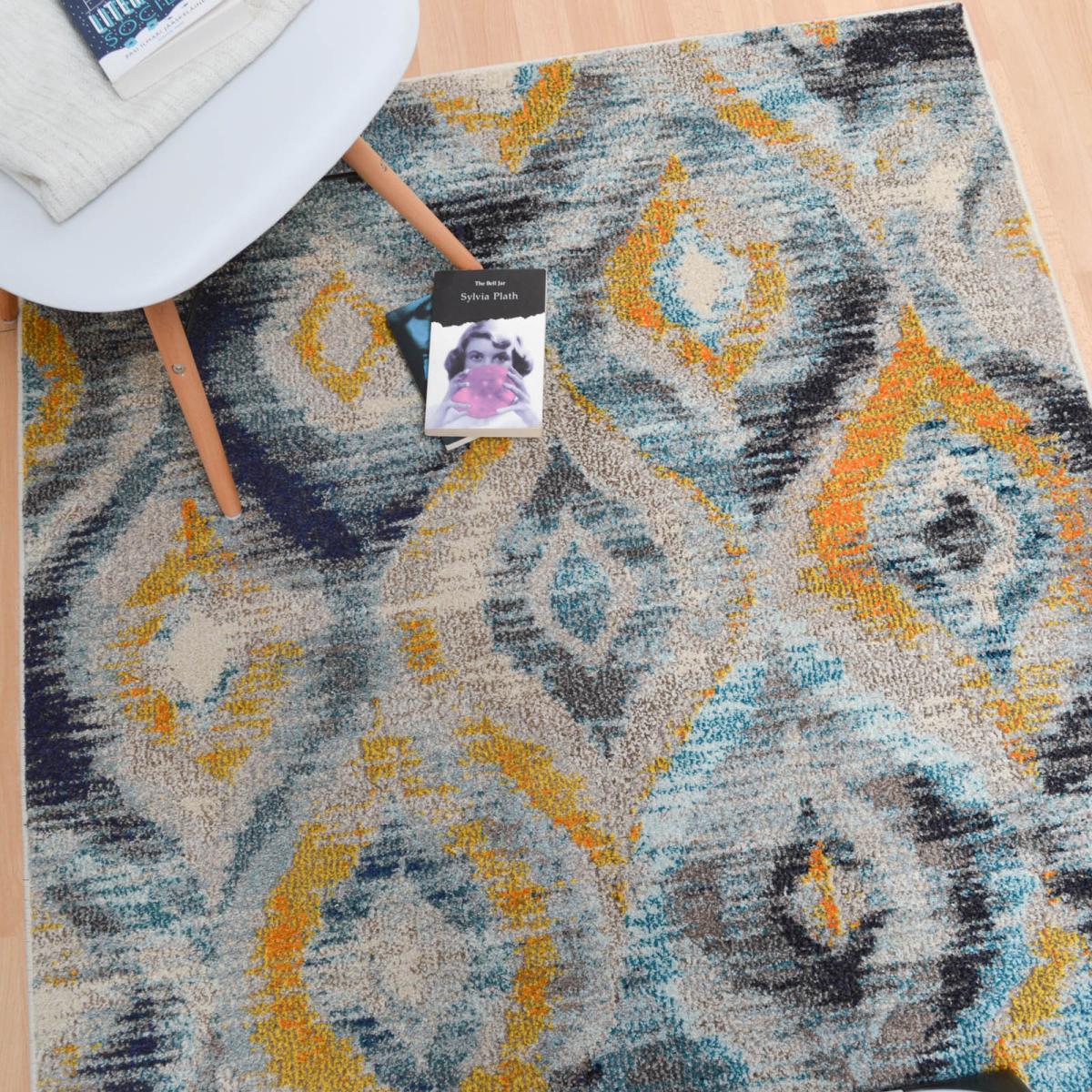 Colores Rugs COL09 in Blue Multi 160x230cm – image 5