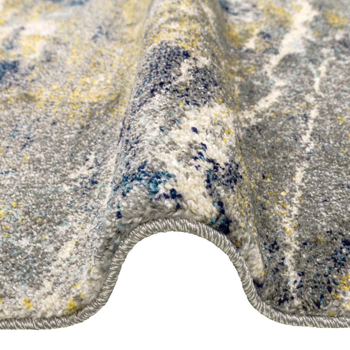 Elssa Abstract Rugs By Concept Loom ELS02 in Grey Multi – image 2