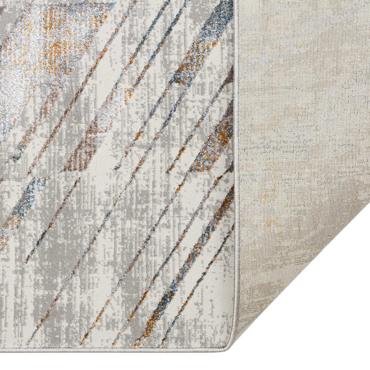 Dalia DAL09 Abstract Rugs in Silver Multicolour – image 2