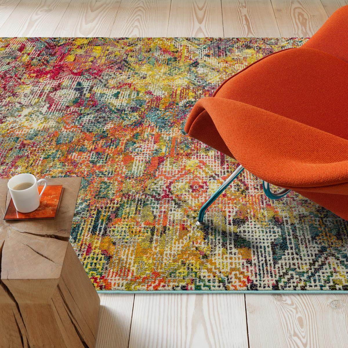 Colores Cloud Digital Abstract Rugs in CO05 Multi – image 1