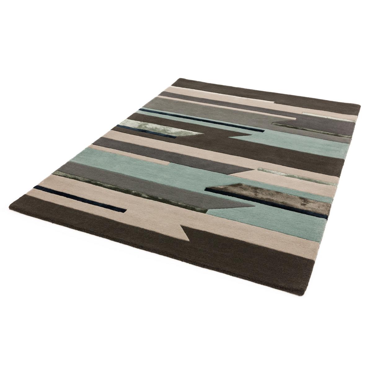 Matrix Rhombus MAX63 Rugs in Blue – image 2