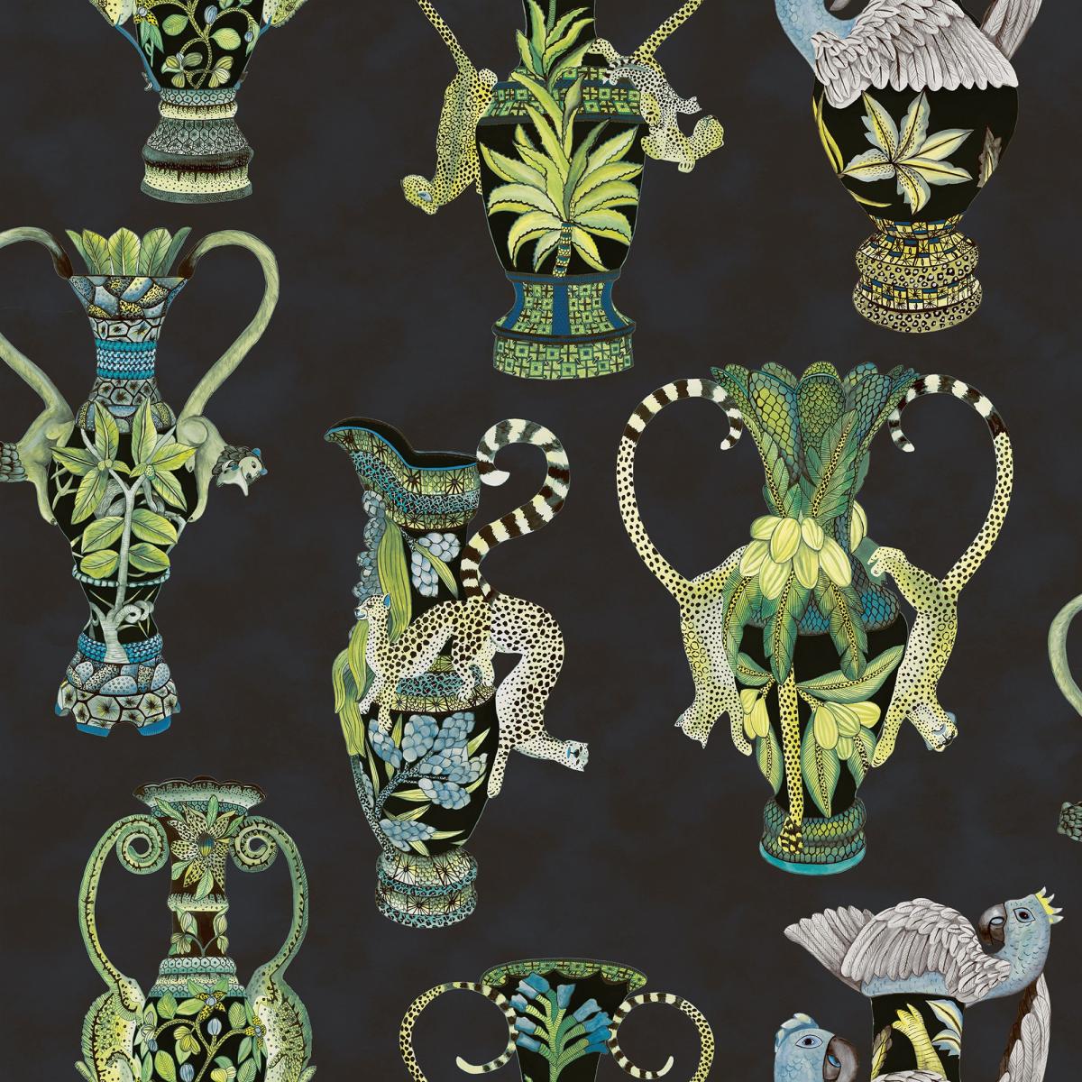 Khulu Vases Wallpaper 12058 by Cole & Son in China BlueRoll