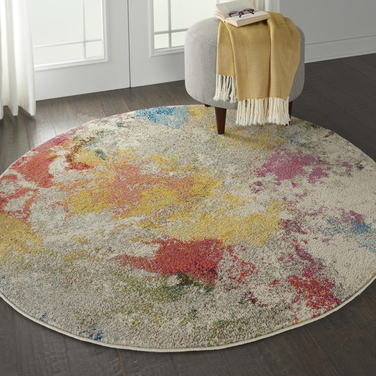 Celestial Circle Rugs CES12 IVMTC by Nourison – image 1