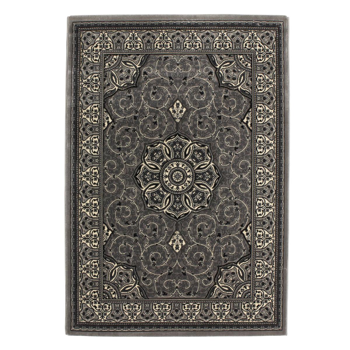 Heritage Traditional Medallion Rugs 4400 in Grey 120x170cm – image 3