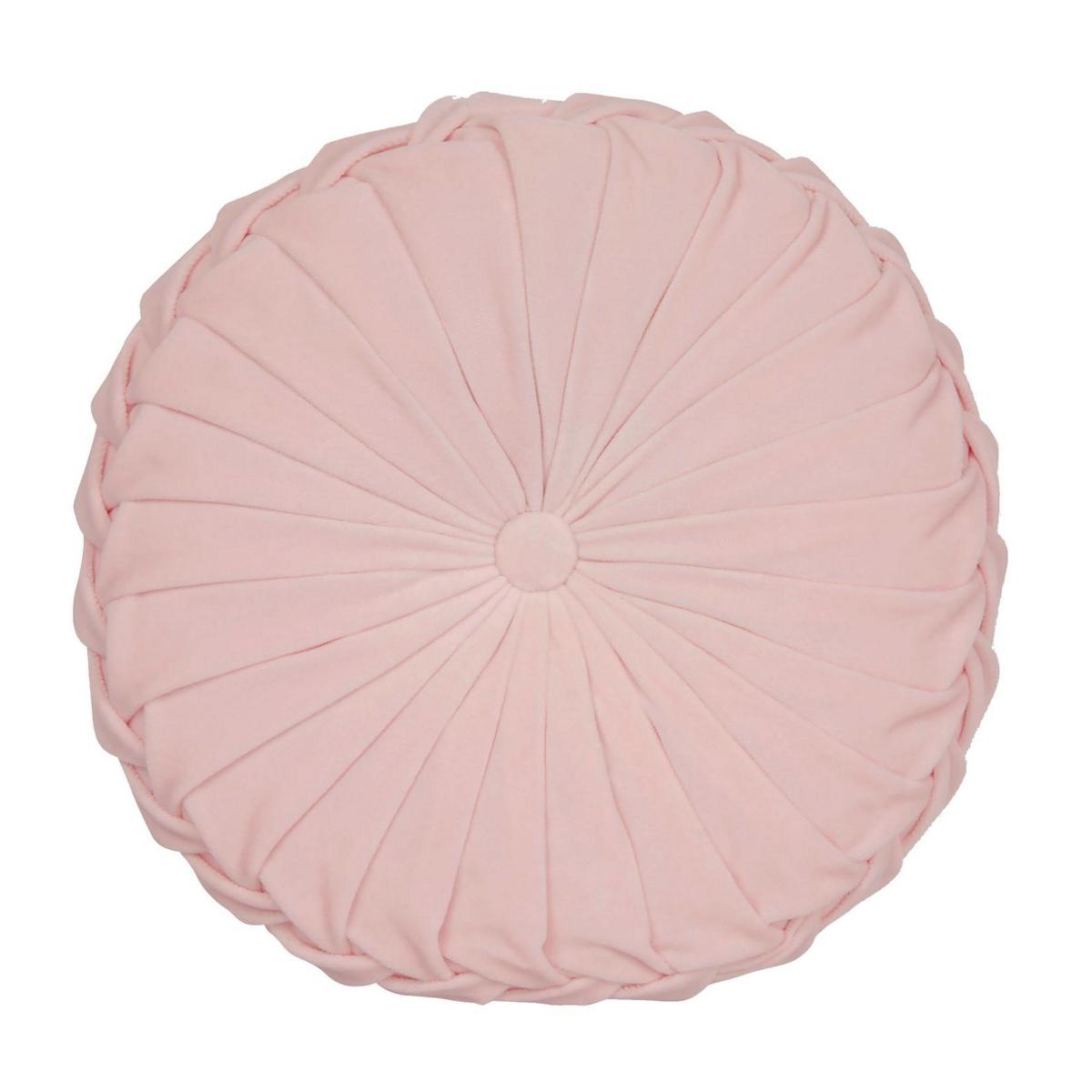 Rosanna Velvet Circle Cushion by Laura Ashley in Blush Pink35x14cm – image 4