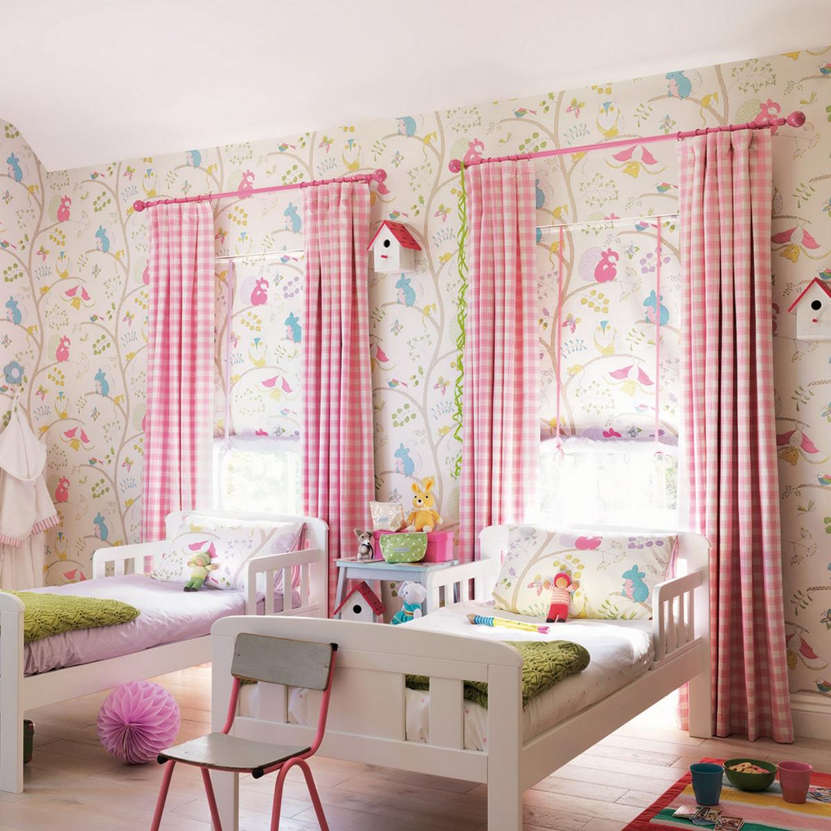 Going Batty Wallpaper 214017 by Sanderson in Pink Blue Roll – image 1