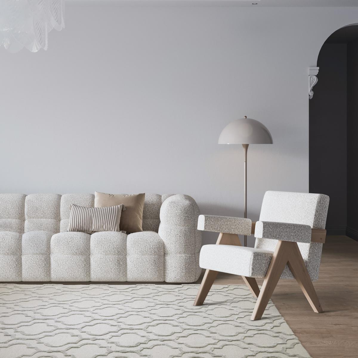 Dixon Ogee Rugs in Grey by Asiatic – image 2