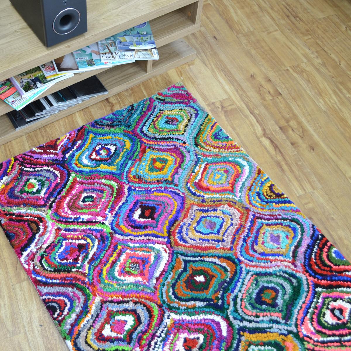 Cotton Chindi Aston Multicoloured Rugs 03 90x150cm – image 4