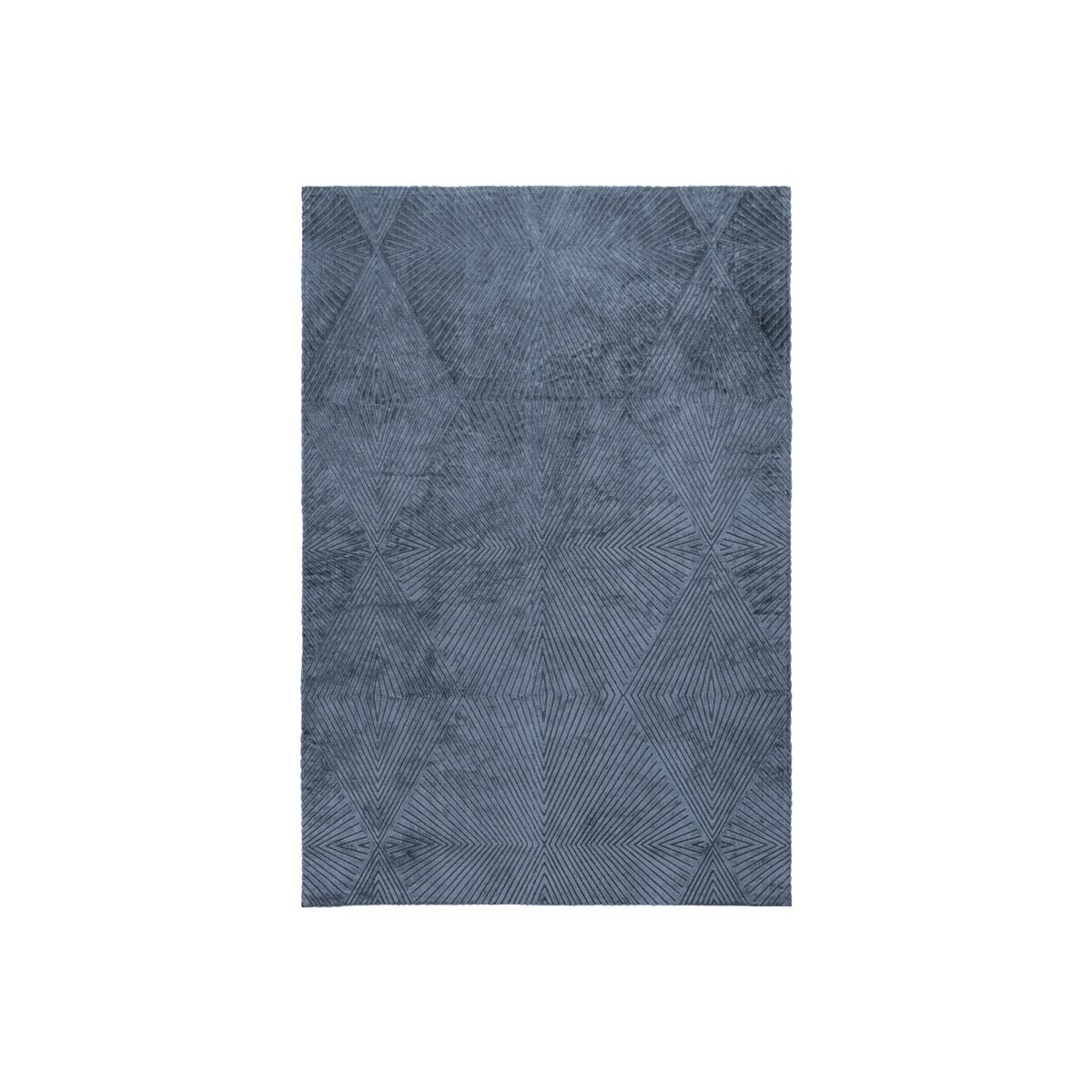 Blaize Geometric Rug by Clarke & Clarke in Blue Twilight120x170cm