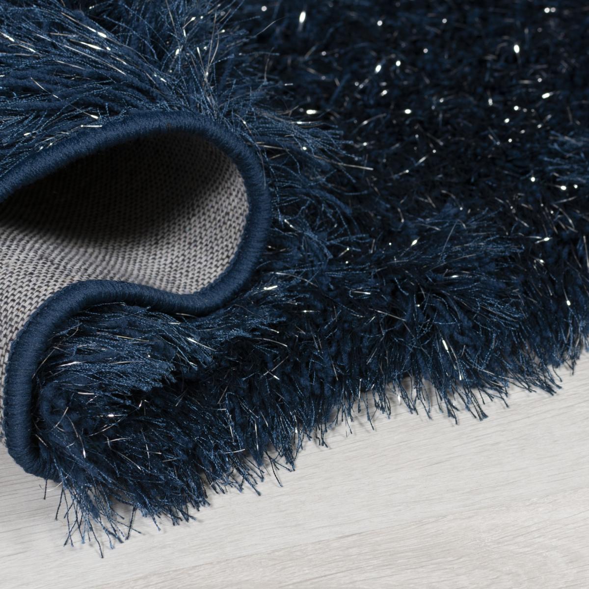 Dazzle Shaggy Rugs in Midnight Blue – image 2