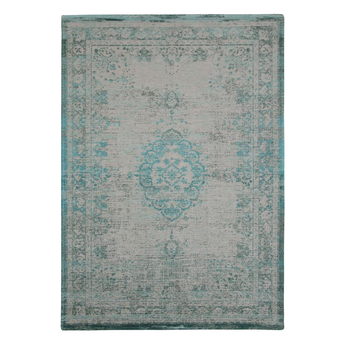Louis De Poortere Traditional Fading World Medallion Designer Rugs 8259 Jade Oyster 140x200cm – image 4