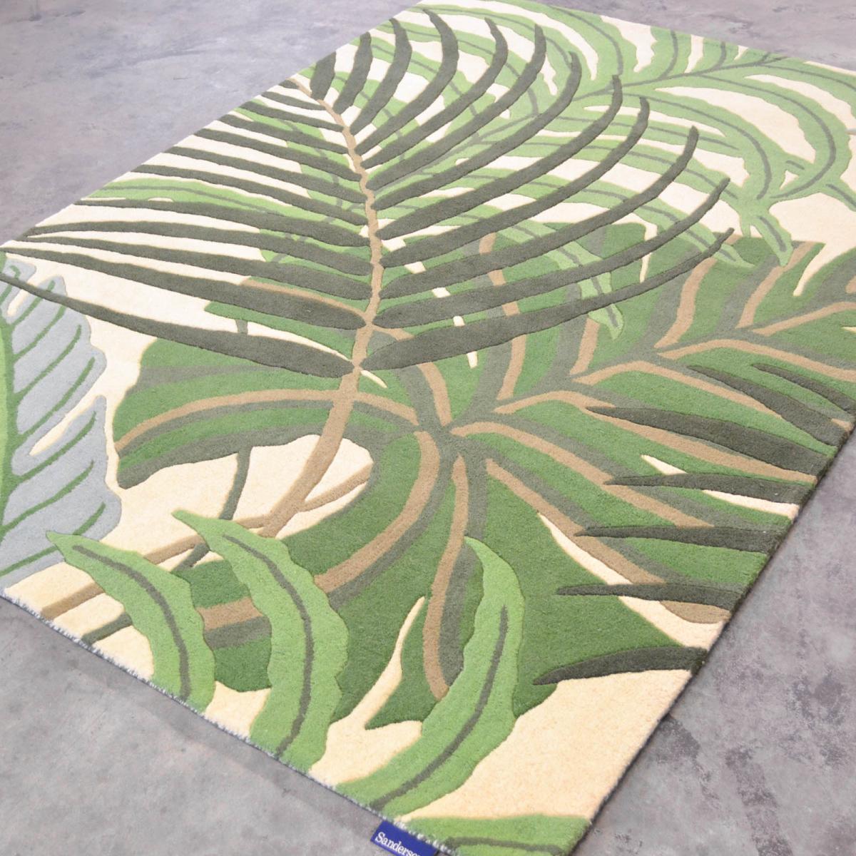 Sanderson Manila Botanical Wool Rugs 46407 in Green&nbsp;200x280cm – image 5