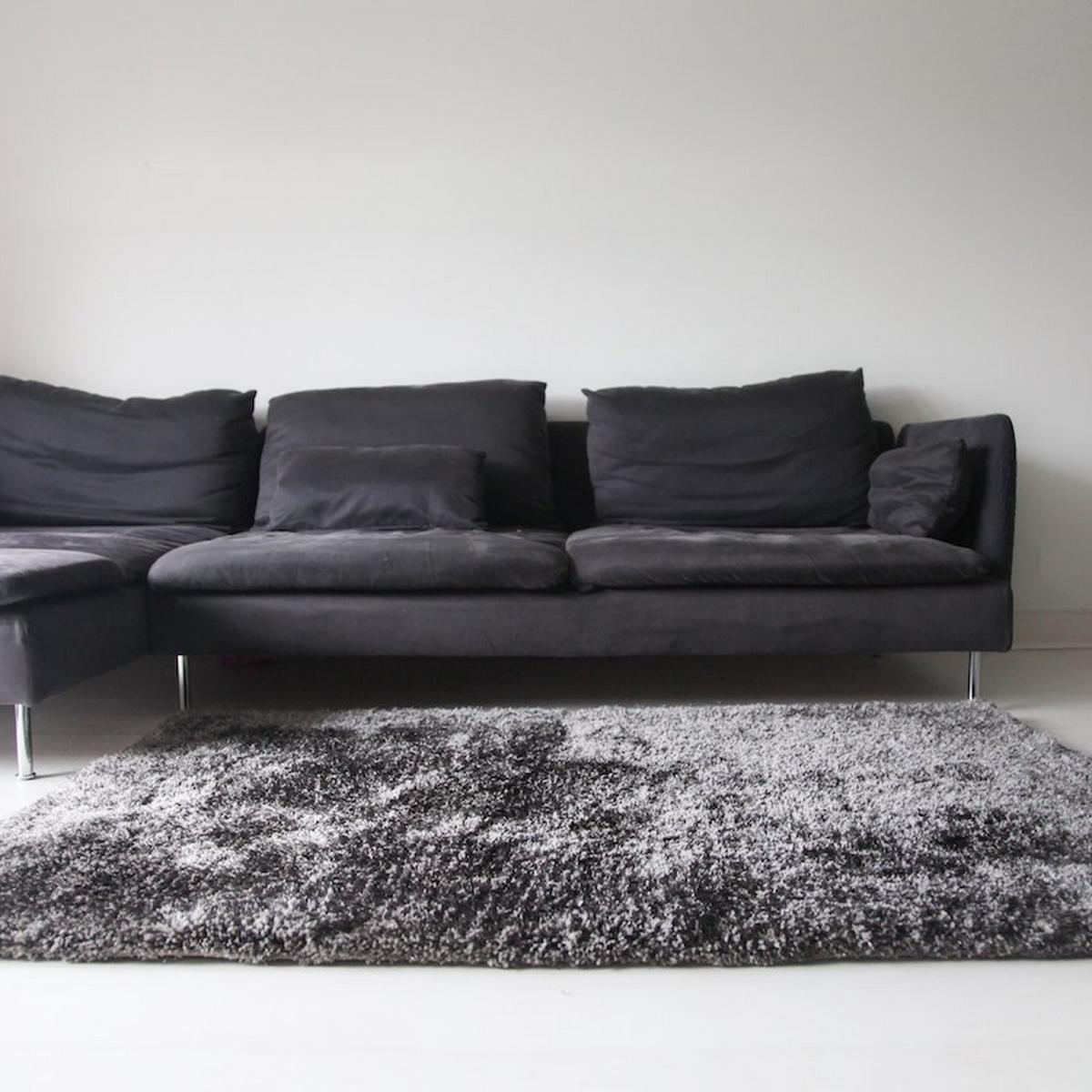 Aruba Shaggy Rugs in Gun Metal – image 1