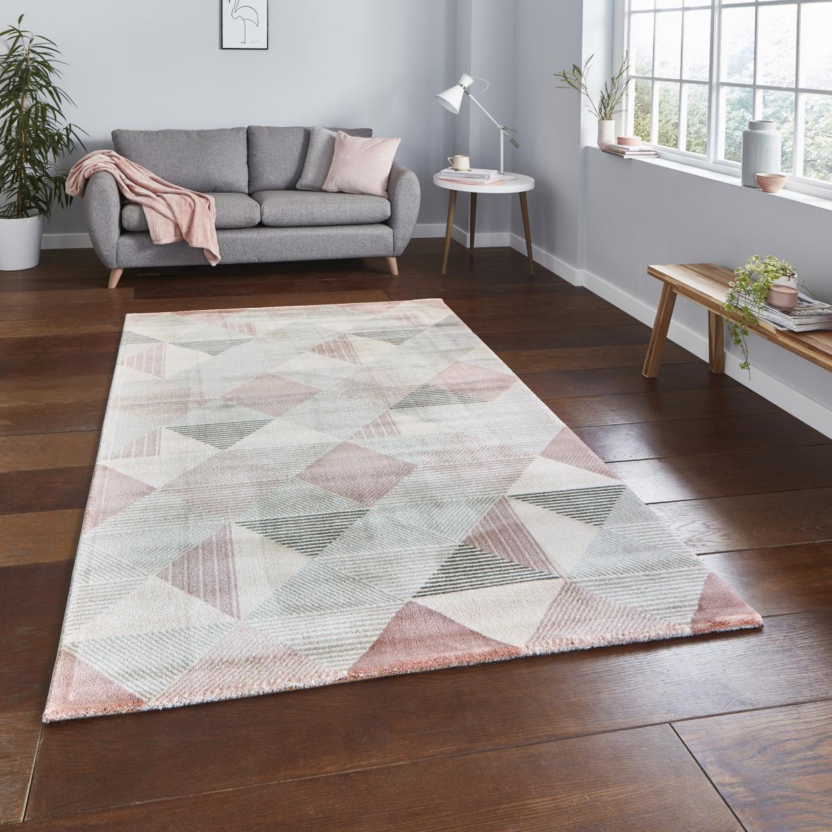 Aurora 53514 Rugs in Grey Rose – image 1