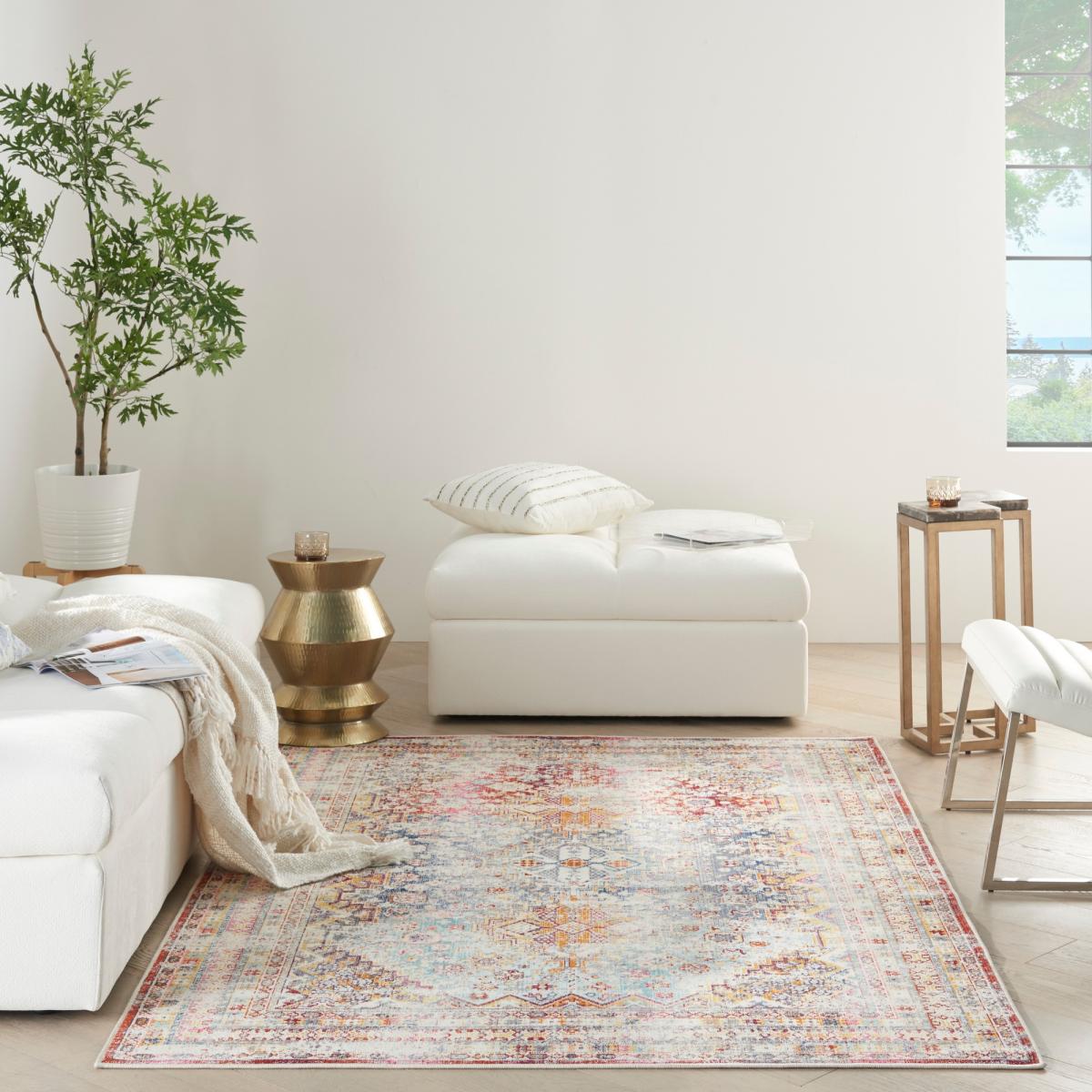Vintage Kashan VKA09 Traditional Rugs by Nourison in Multicolour – image 2