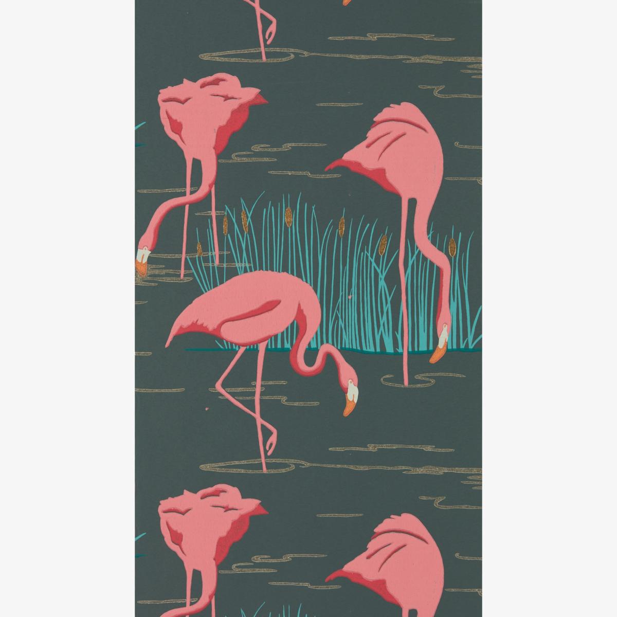 Salinas Wallpaper 112156 by Harlequin in Ebony Coral LagoonRoll