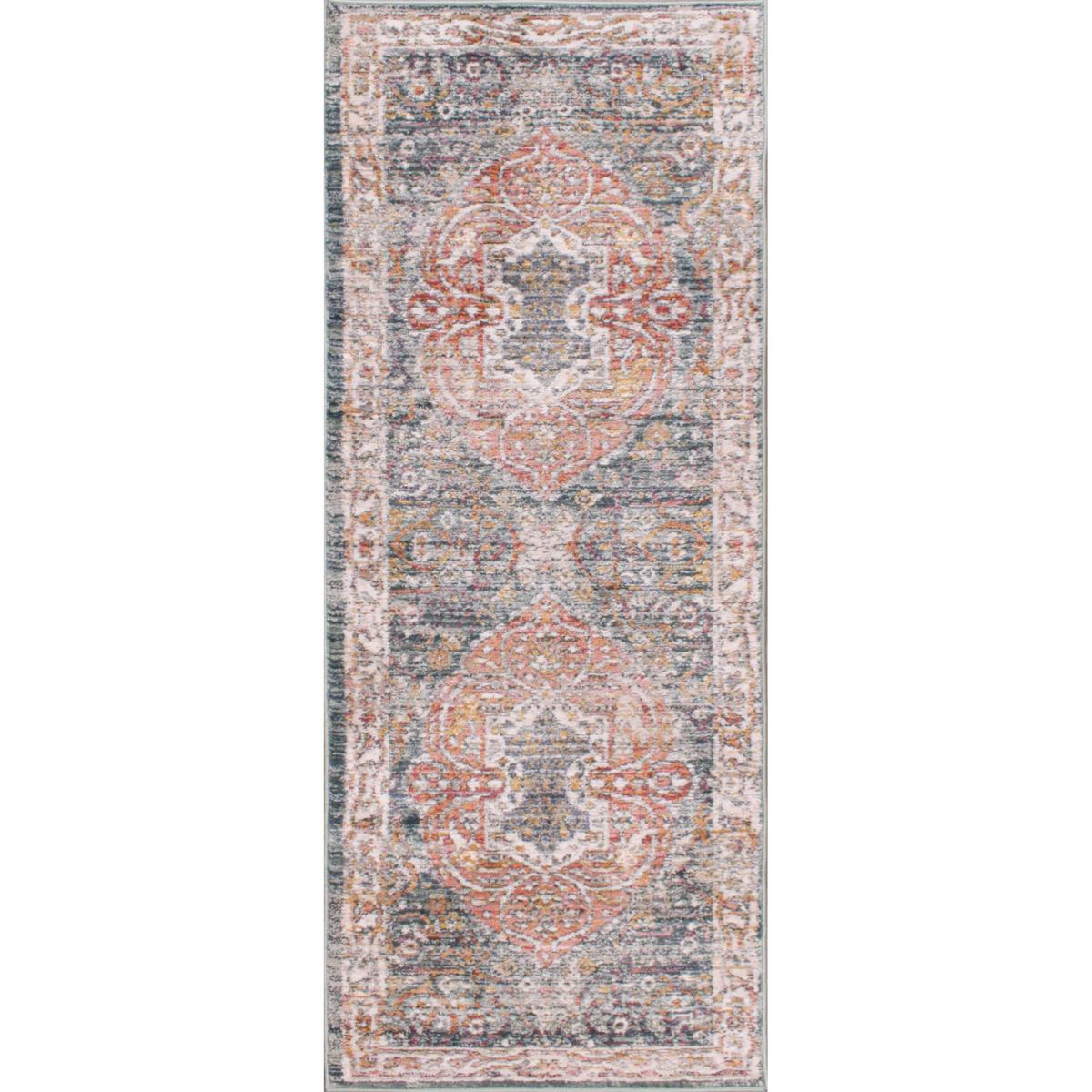 Nova 8881 Traditional Runner Rugs in Green 66x200cm – image 4