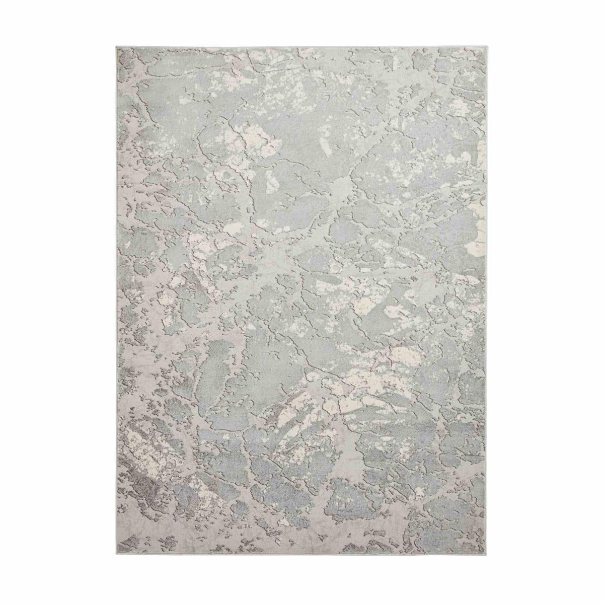 Apollo 2677 Modern Abstract Distressed Rugs in Grey Ivory White160x220cm – image 5
