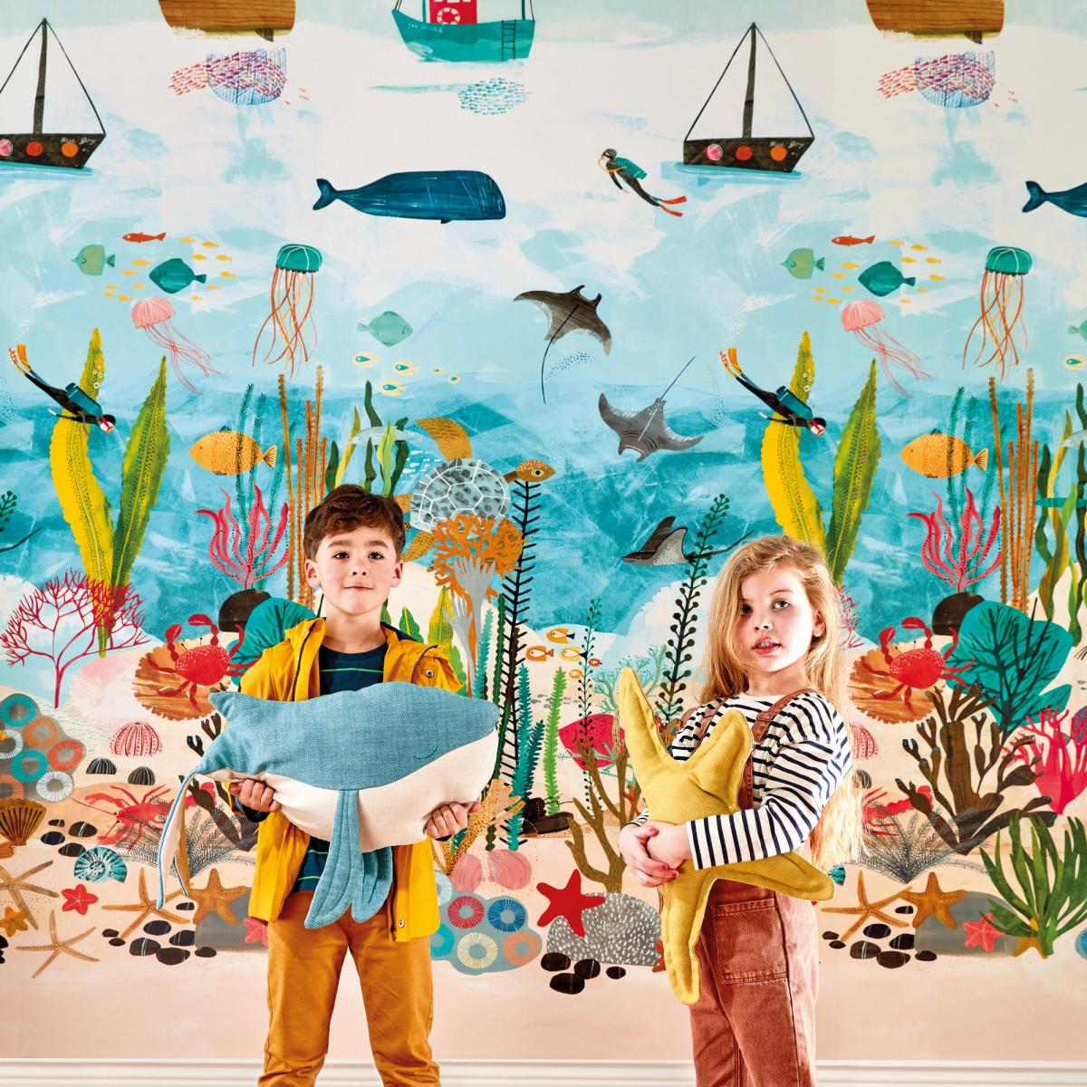 Above and Below Wallpaper Panel 112648 by Harlequin in Multicolour Roll – image 2
