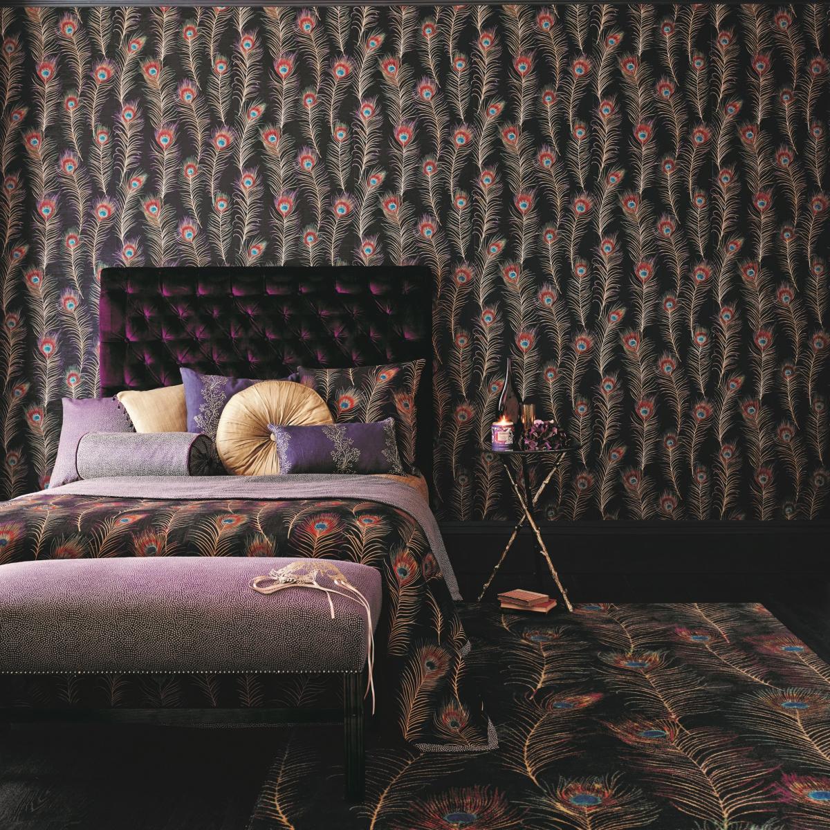 Themis Wallpaper 213062 by Sanderson in Carbon PurpleRoll – image 1