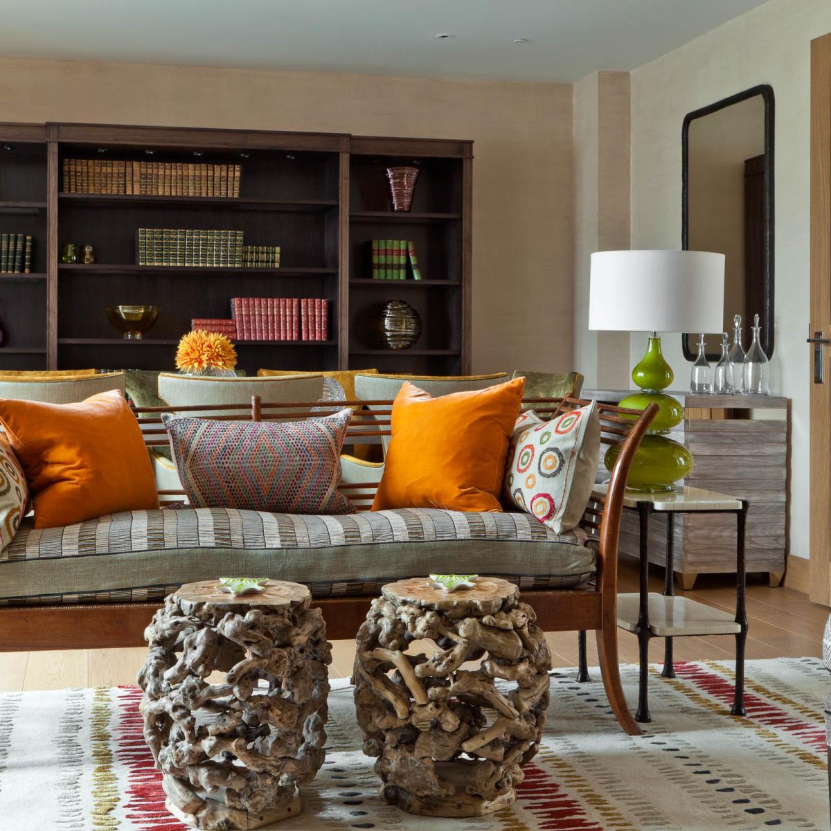 Draxon rugs in Russet by William Yeoward – image 1
