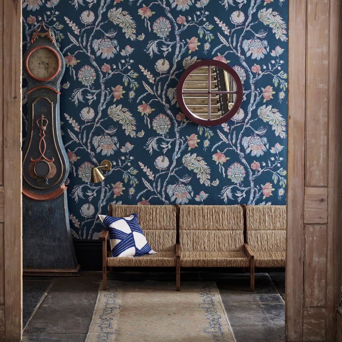 Copes Trail Wallpaper 312986 by Zoffany in Como Blue Roll – image 1