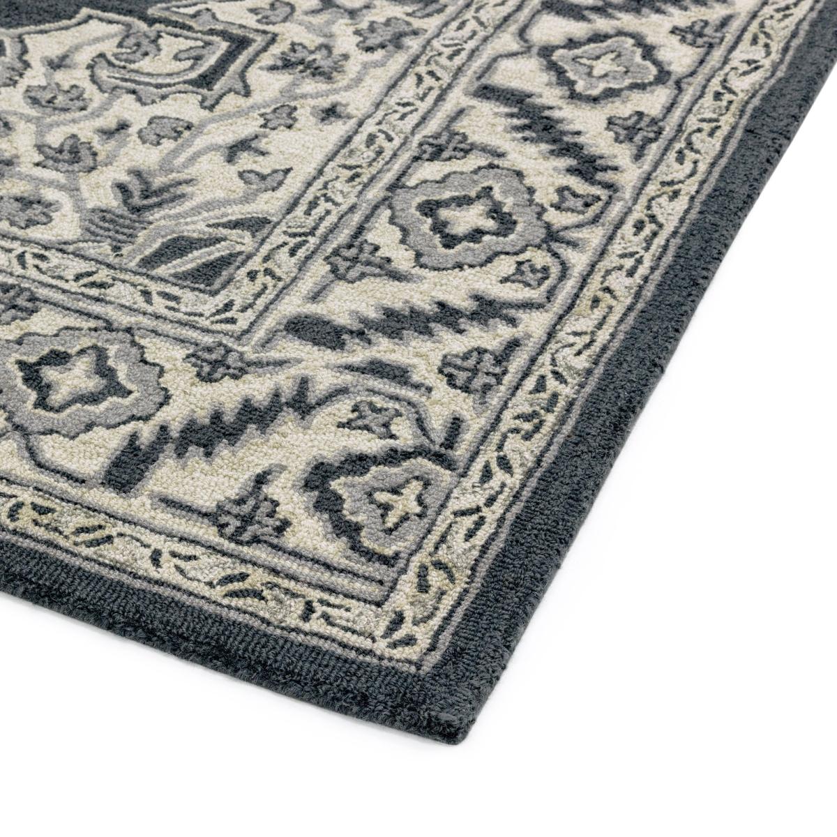 Bronte Traditional Wool Rugs in Shadow Blue 120x170cm – image 4