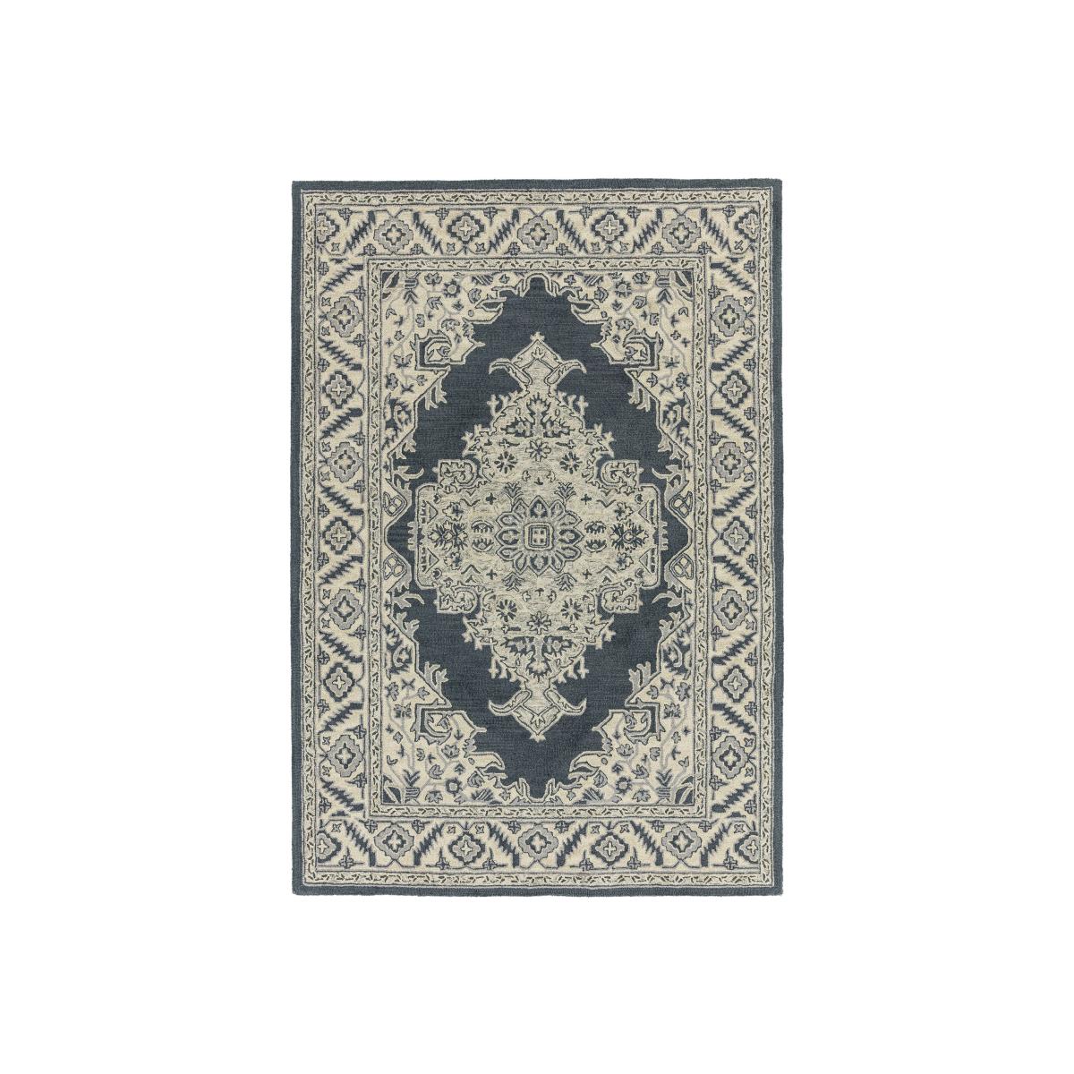 Bronte Traditional Wool Rugs in Shadow Blue 120x170cm – image 1