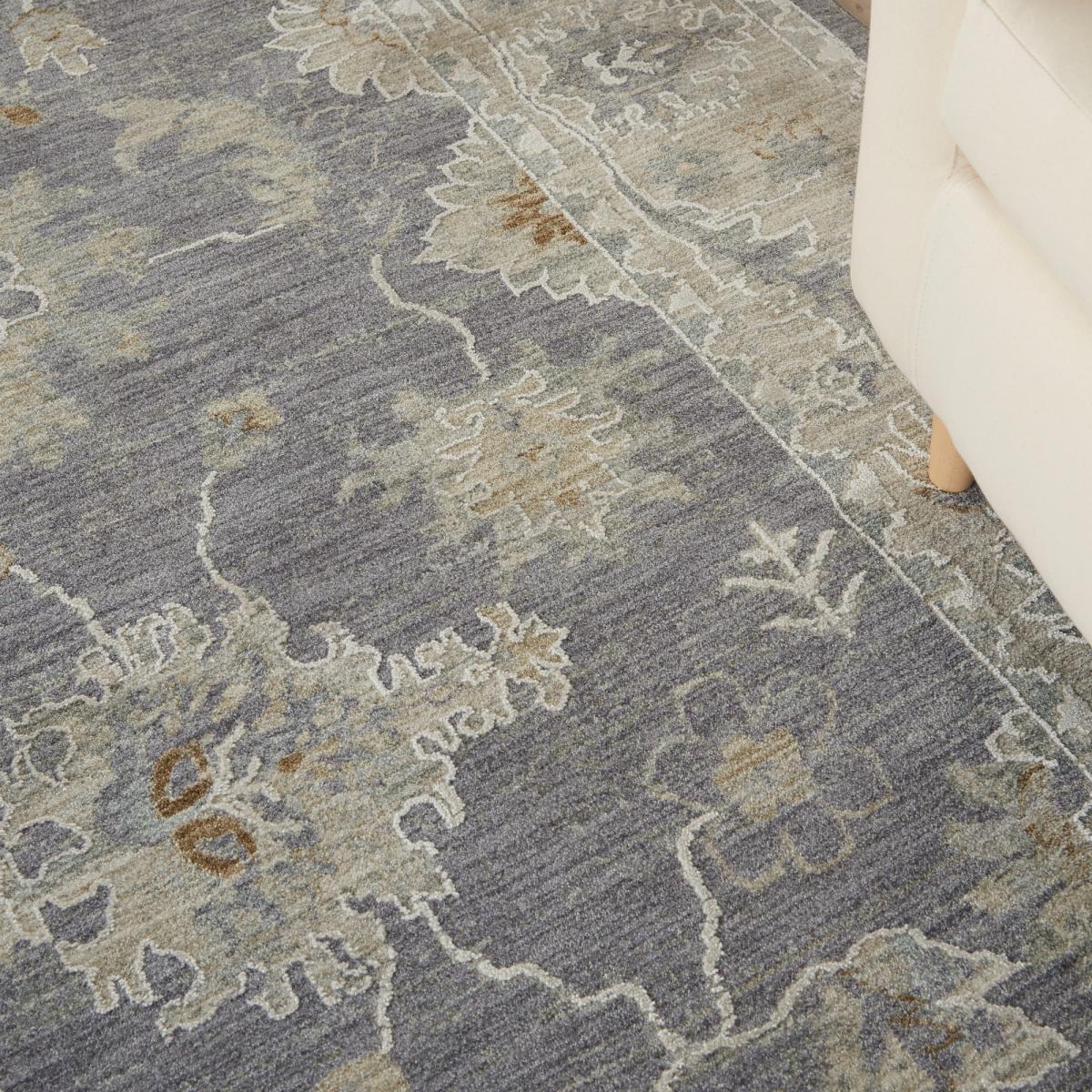 Infinite Persian Rugs IFT03 in Charcoal Grey 119x180cm – image 2