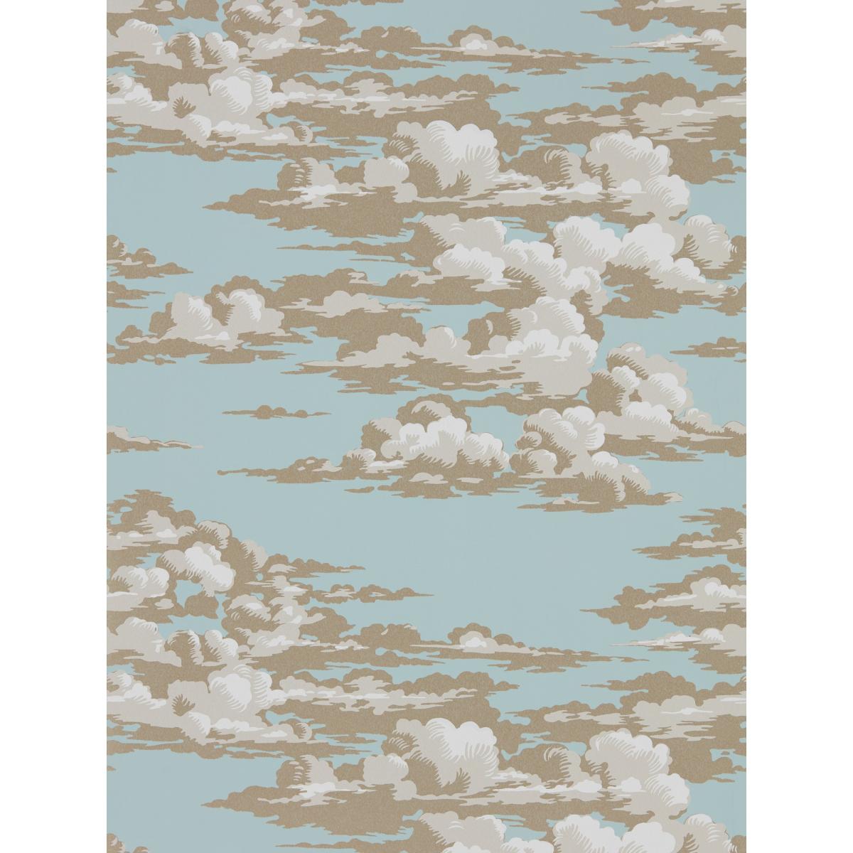Silvi Clouds Wallpaper 216601 by Sanderson in English Blue Roll – image 3