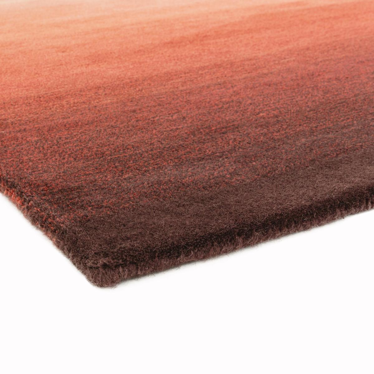 Ombre Wool Rugs in Rust – image 4