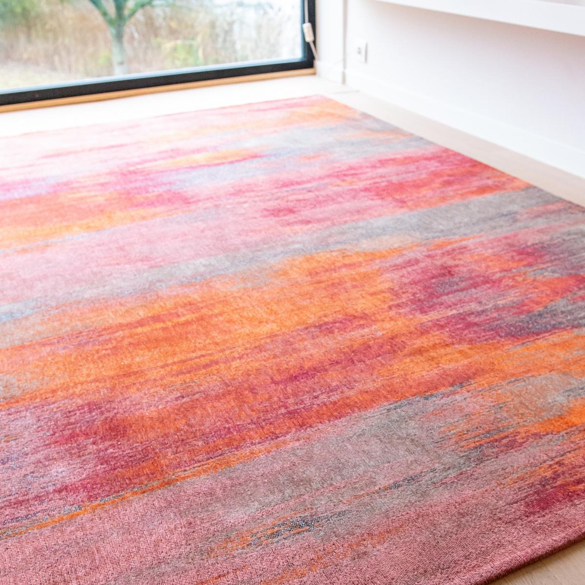 Louis De Poortere Designer Monetti Rugs in 9116 Hibiscus Red – image 2