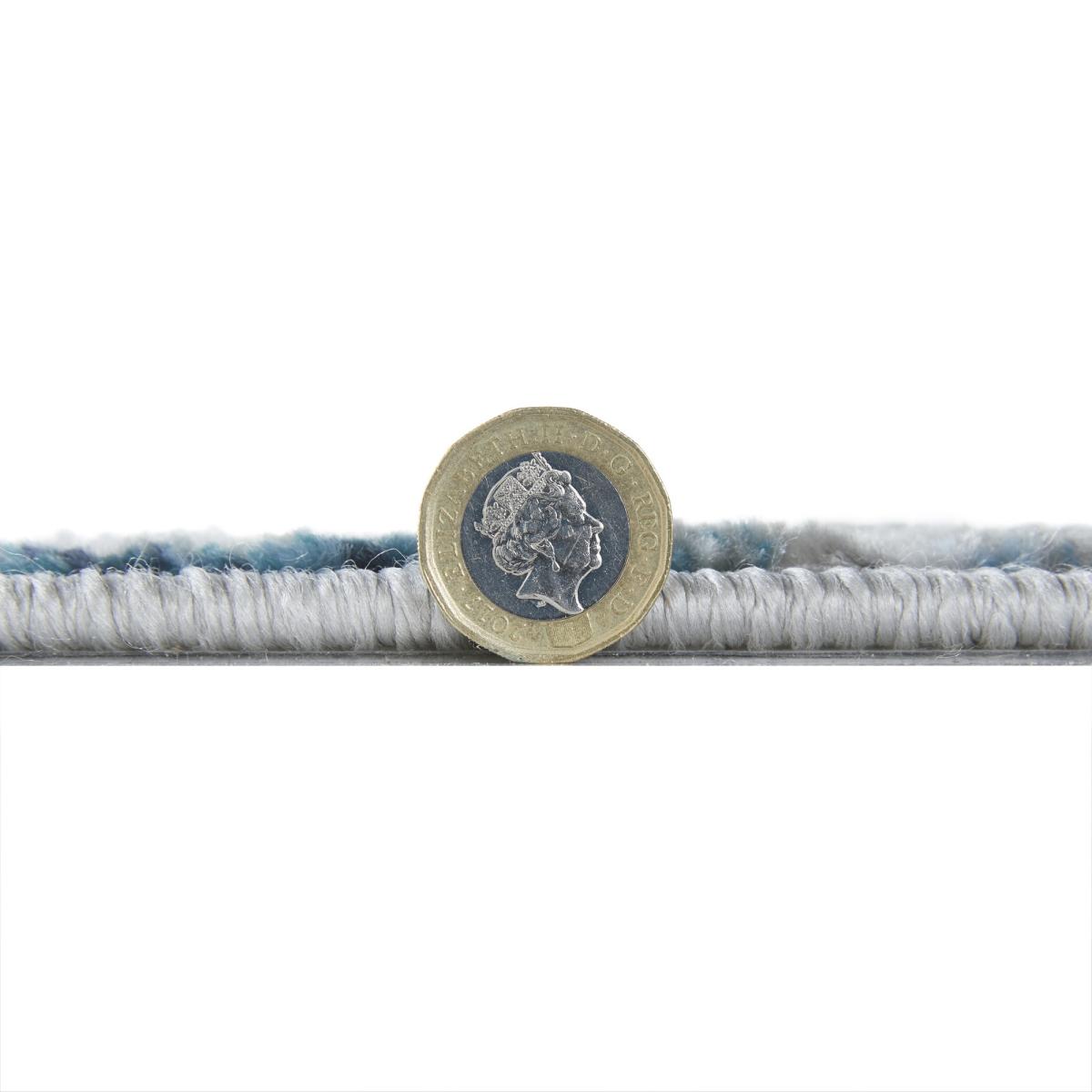 Zoe 2063 L Runner Rugs in Marble Blue Grey 60x230cm – image 3