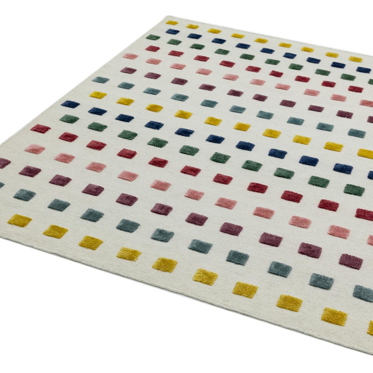 Theo Squares Rugs in Jewel 120x170cm – image 2