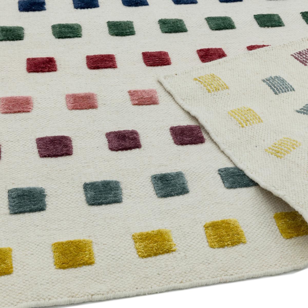 Theo Squares Rugs in Jewel 120x170cm – image 4