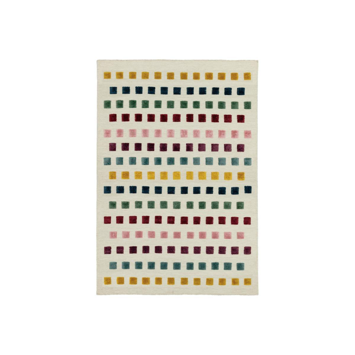 Theo Squares Rugs in Jewel 120x170cm – image 1