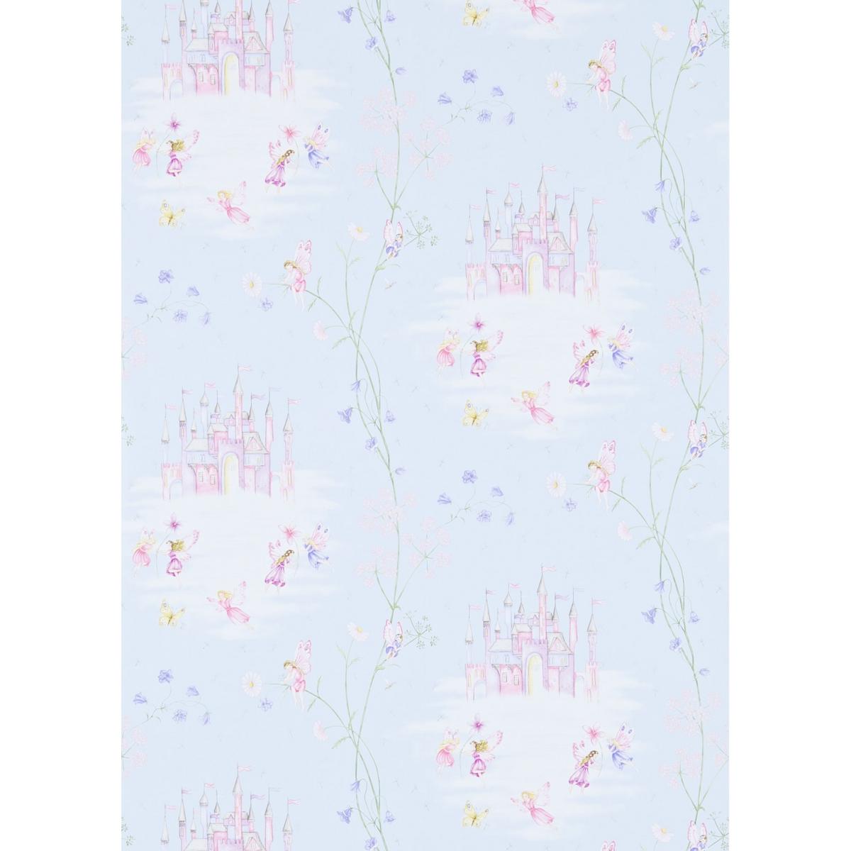Fairy Castle Wallpaper 214045 by Sanderson in Blue Roll – image 5