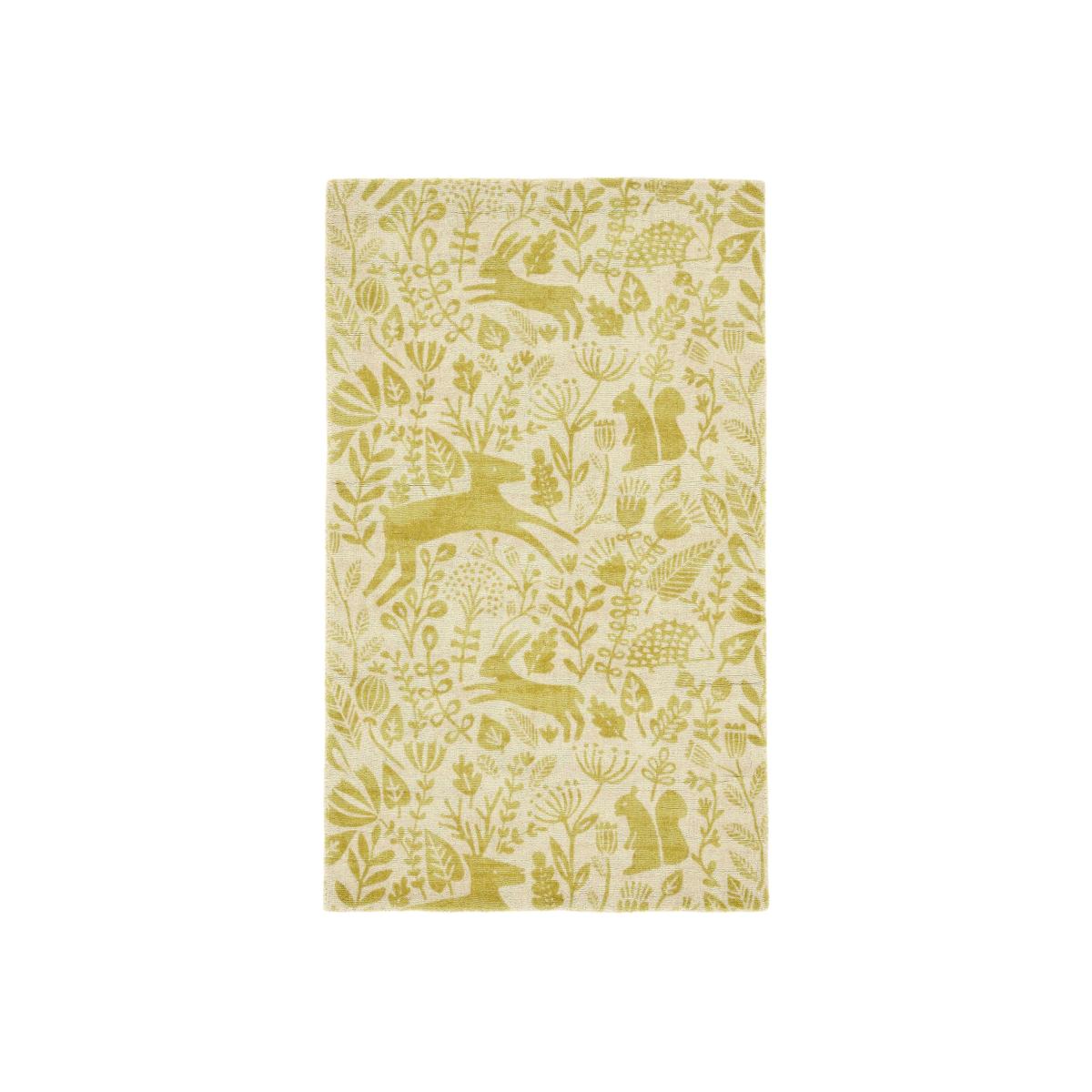 Kelda Woodland Rugs by Scion in 023506 Honey Yellow