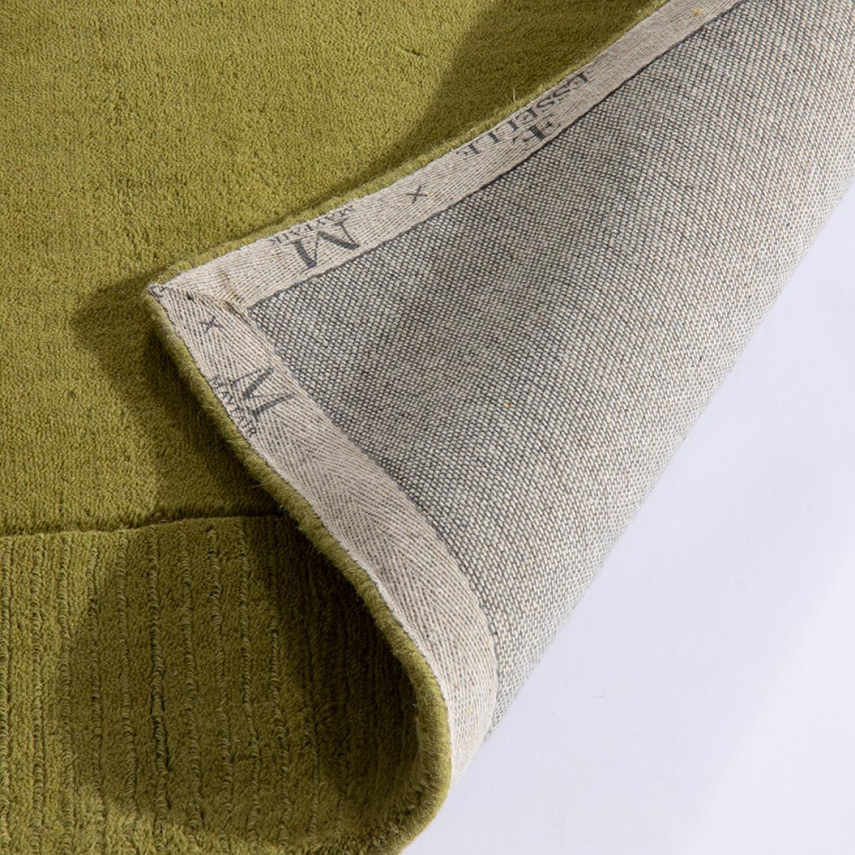 Esme Mayfair Plain Carved Wool Rugs in Olive Green&nbsp;120x170cm – image 4