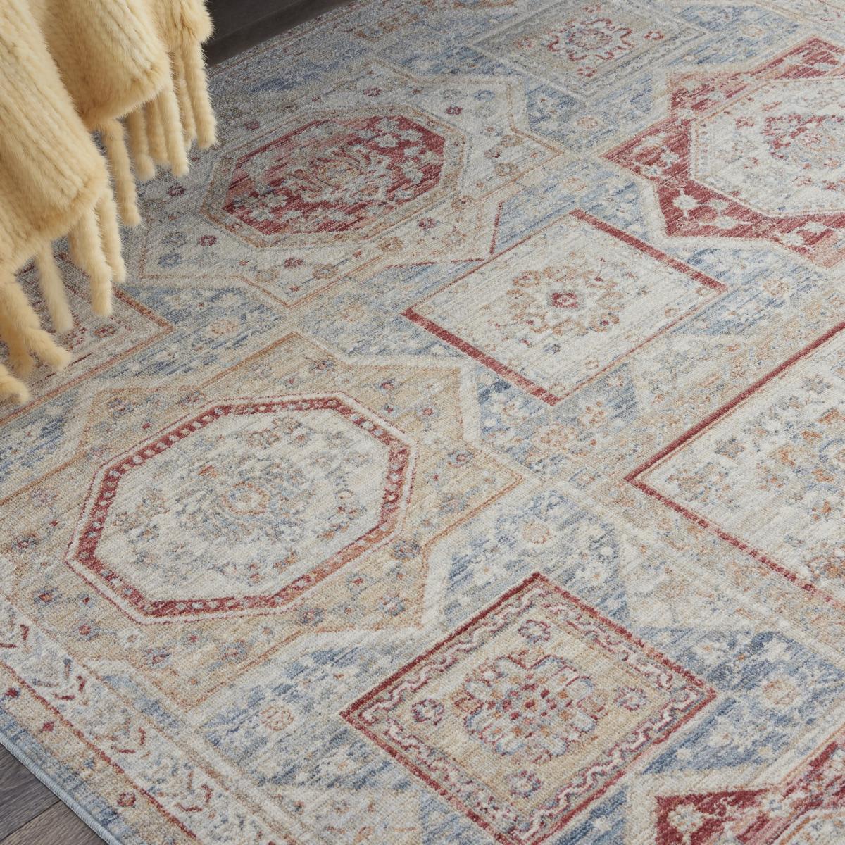 Homestead Rugs HMS02 in Blue Multi by Nourison 305x396cm – image 4