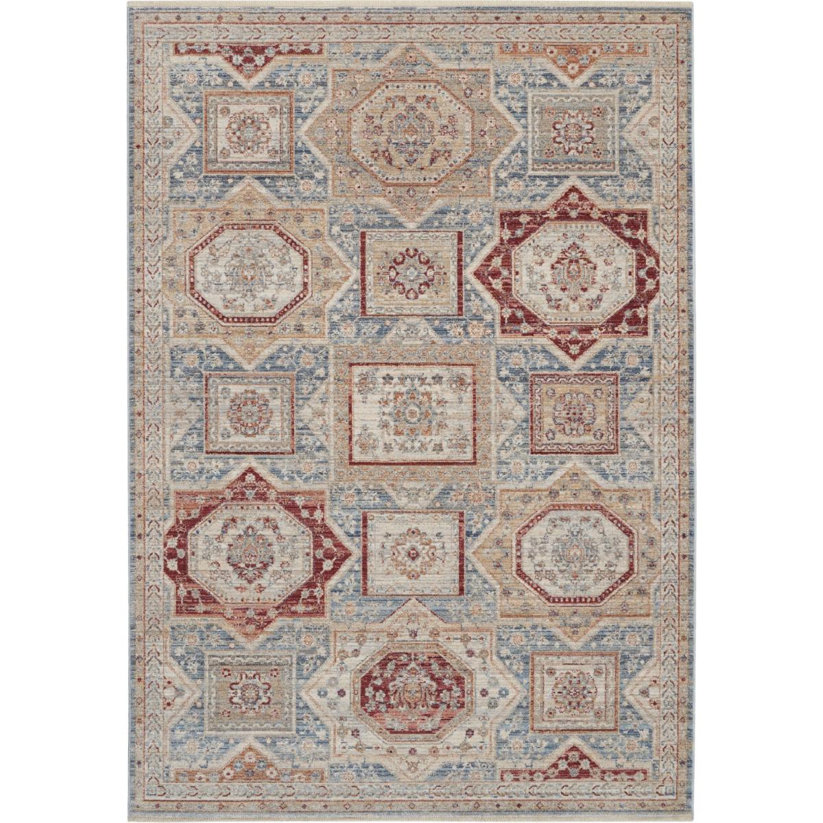 Homestead Rugs HMS02 in Blue Multi by Nourison 305x396cm – image 5