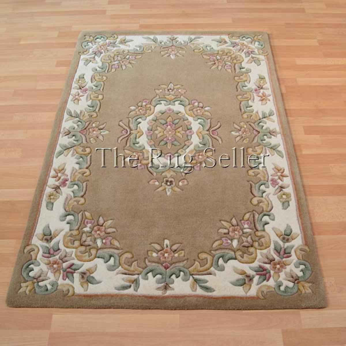 Royal Aubusson Traditional Wool rugs in Beige 200x285cm – image 4