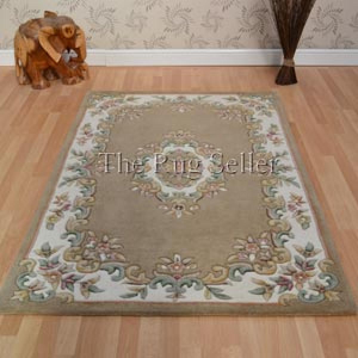 Royal Aubusson Traditional Wool rugs in Beige 200x285cm – image 5