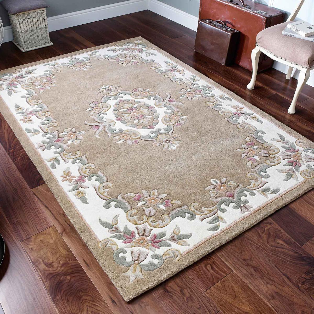 Royal Aubusson Traditional Wool rugs in Beige 200x285cm – image 1