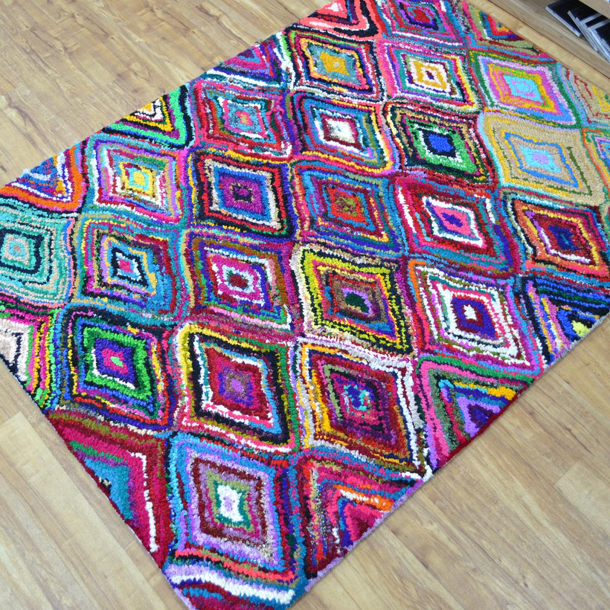 Cotton Chindi Aston Multicoloured Rugs 04&nbsp;120x170cm – image 4