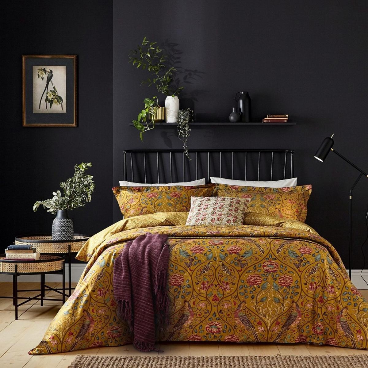 Seasons By May Quilted Throw in Saffron Yellow By Morris & Co&nbsp;265x260cm – image 3