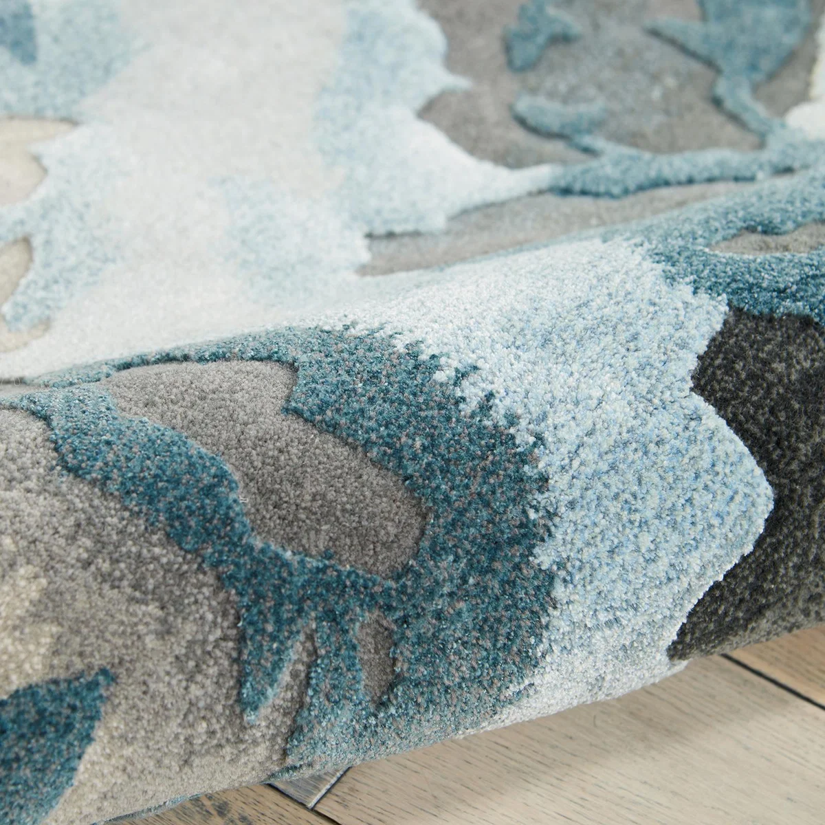 Prismatic Modern Abstract Rugs PRS14 in Grey Slate by Nourison&nbsp;297x419cm – image 3